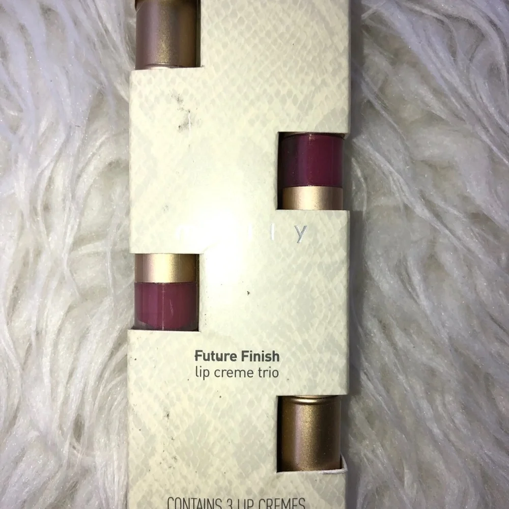 MALLY Future Finish Lip Cream Trio Lipstick Lipgloss Set of 3